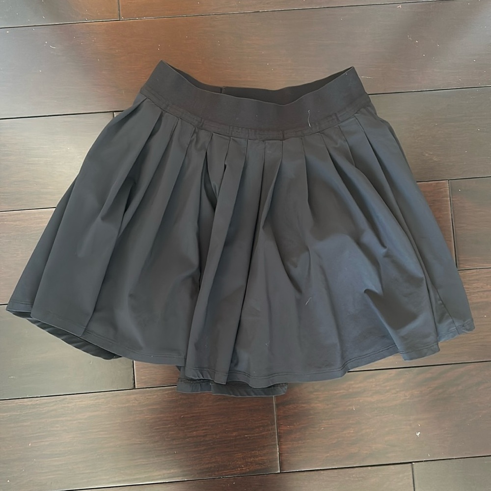 Athletic tennis skirt - black